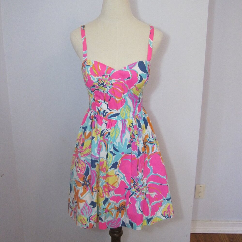 Lilly Pulitzer Christine Fit & Flare Dress Besame Mucho Size 6